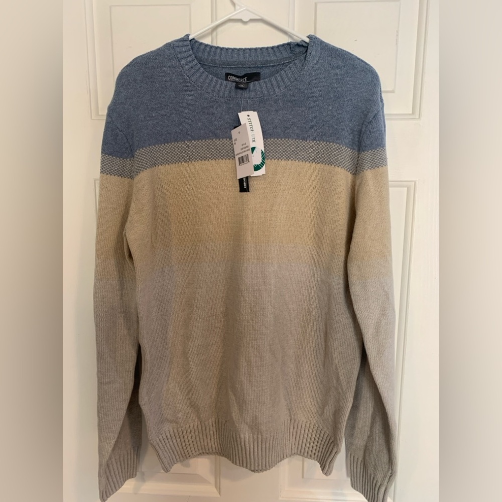 NWT Commerce/Stitch Fix crew neck sweater Medium